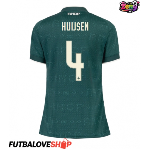 Dres Real Madrid Dean Huijsen #4 Preč pre Ženy 2026-27 Krátky Rukáv